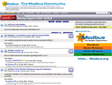 Tablet Screenshot of modbus.control.com