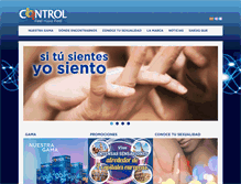 Tablet Screenshot of control.es